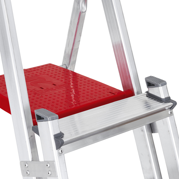 Escada De Alumínio Dupla 5 Degraus Natural 120kg Reisam - Imagem 8